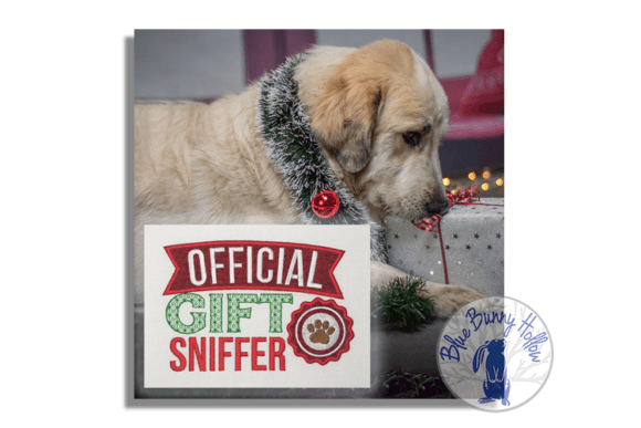 Charming Official Gift Sniffer Embroidery