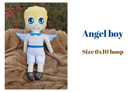 Christmas Angel Boy Doll ITH: Sweatshirt Design Review