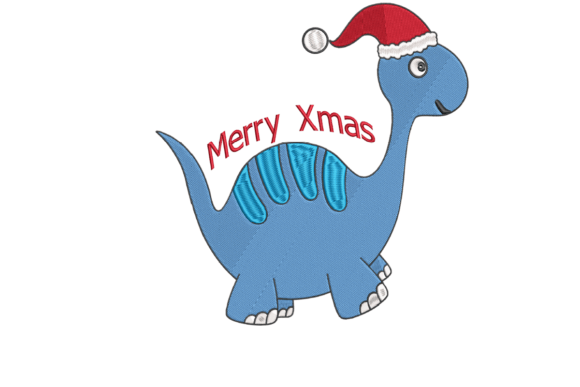 Christmas Dino: A Festive and Friendly Design