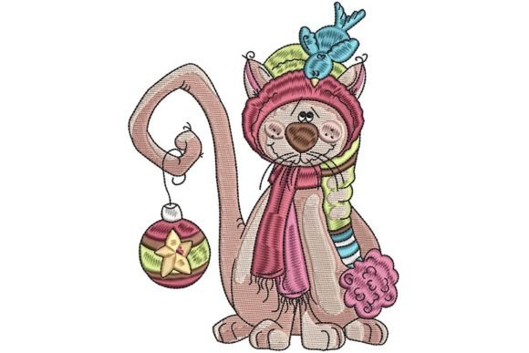 Christmas Kitty: A Cozy Embroidery Design Review
