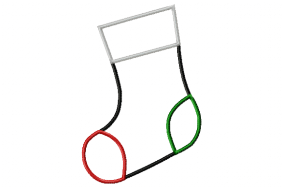 Christmas Stocking Applique: A Festive Embroidery Delight