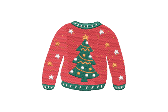 Christmas Tree Sweater: An Embroidery Design Review