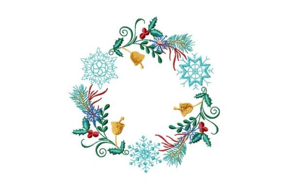 Christmas Wreath with Snowflakes: A Designer's Review