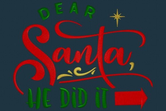 Dear Santa He Did It: A Holiday Embroidery Review