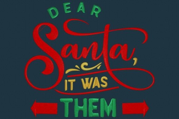 Dear Santa It Was Them: A Holiday Embroidery Review