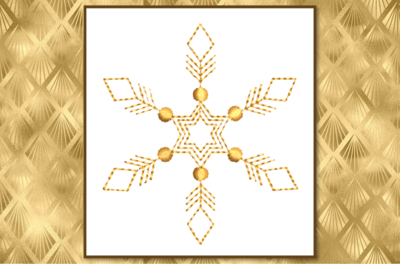 Elegant Snowflake-Dainty-E for Festive Embroidery