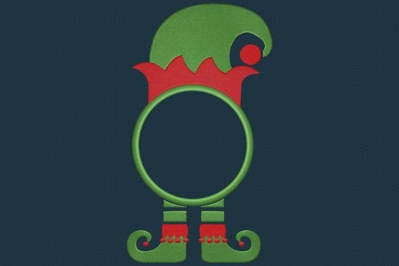 Elf Monogram: A Charming Addition for Holiday Apparel