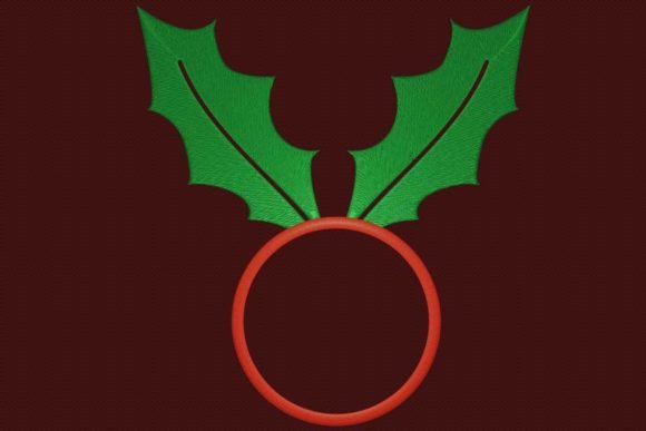 Mistletoe Monogram: A Charming Addition for Holiday Apparel