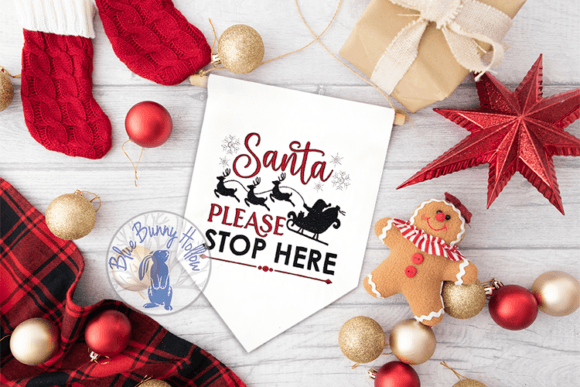 Santa Please Stop Here: A Festive Embroidery Review